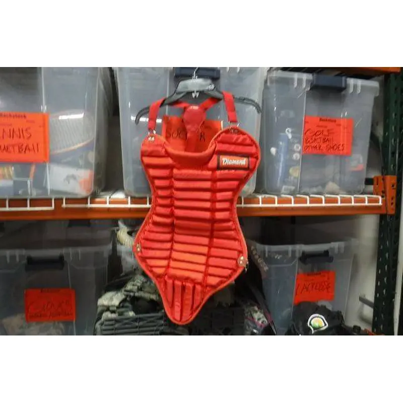 Used Diamond Red 10-12 Cathers Chest Protector