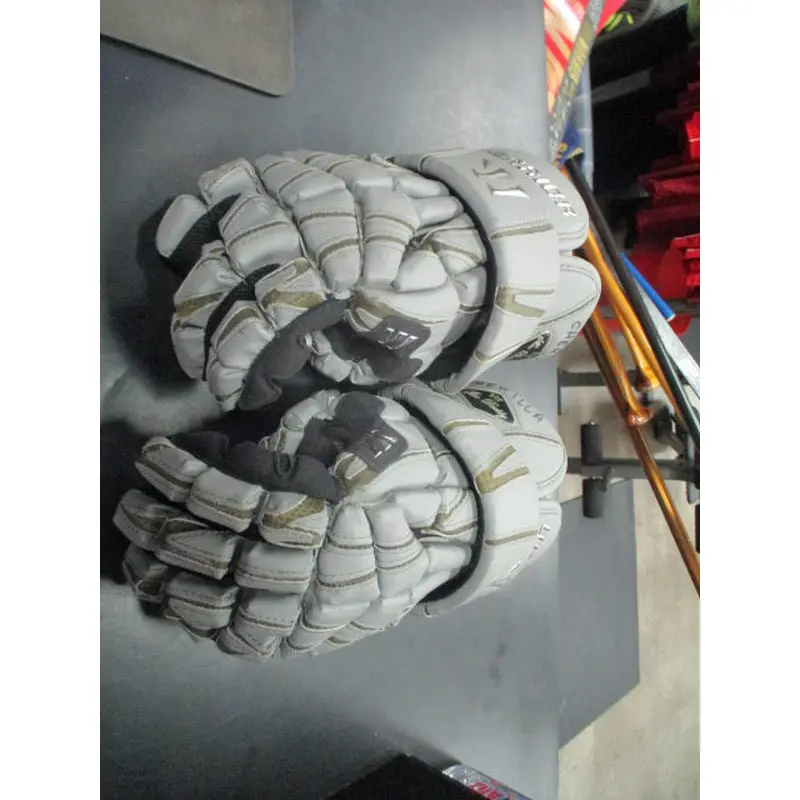Used Warrior Vapor Mac Daddy Lacrosse Gloves