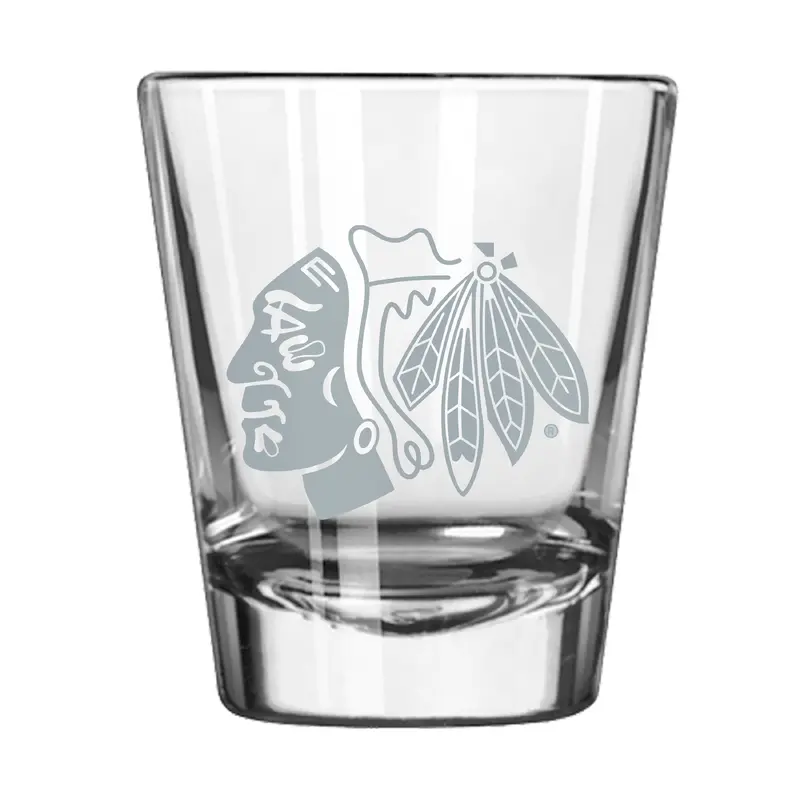 Chicago Blackhawks 2oz Frost Shot Glass