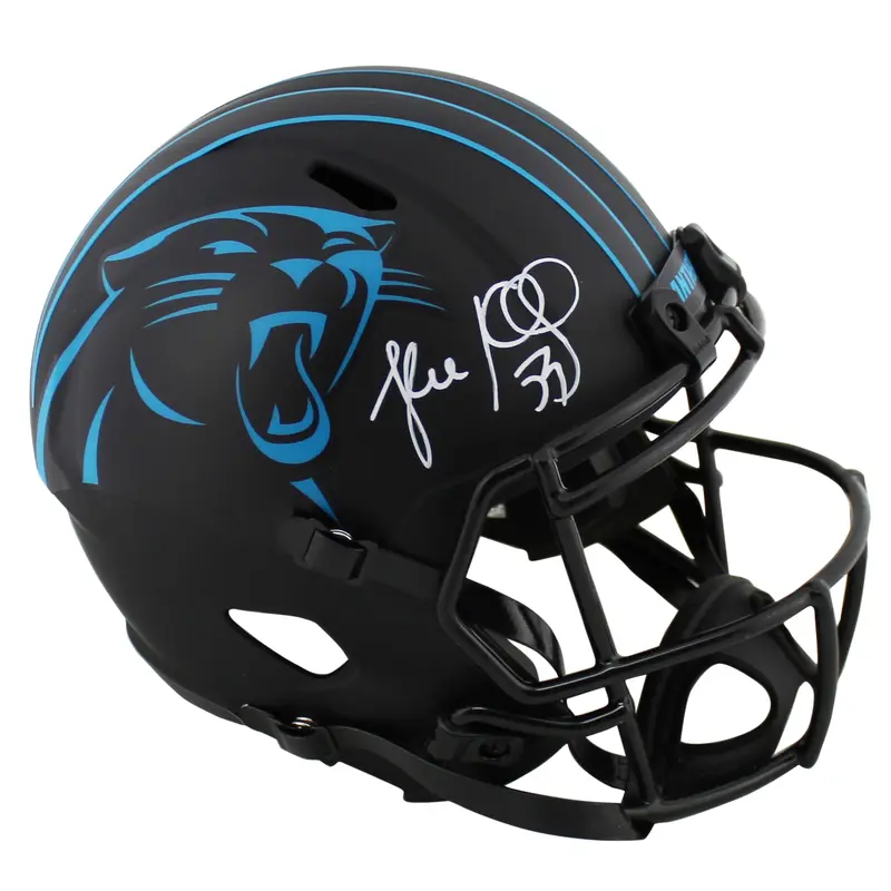 Panthers Luke Kuechly Signed Eclipse Full Size Speed Rep Helmet BAS Witnessed
