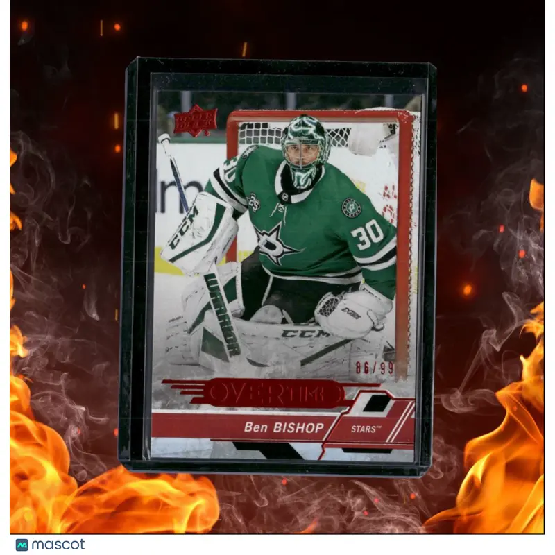 2018-19 Upper Deck Overtime Ben Bishop Red 86/99 #24