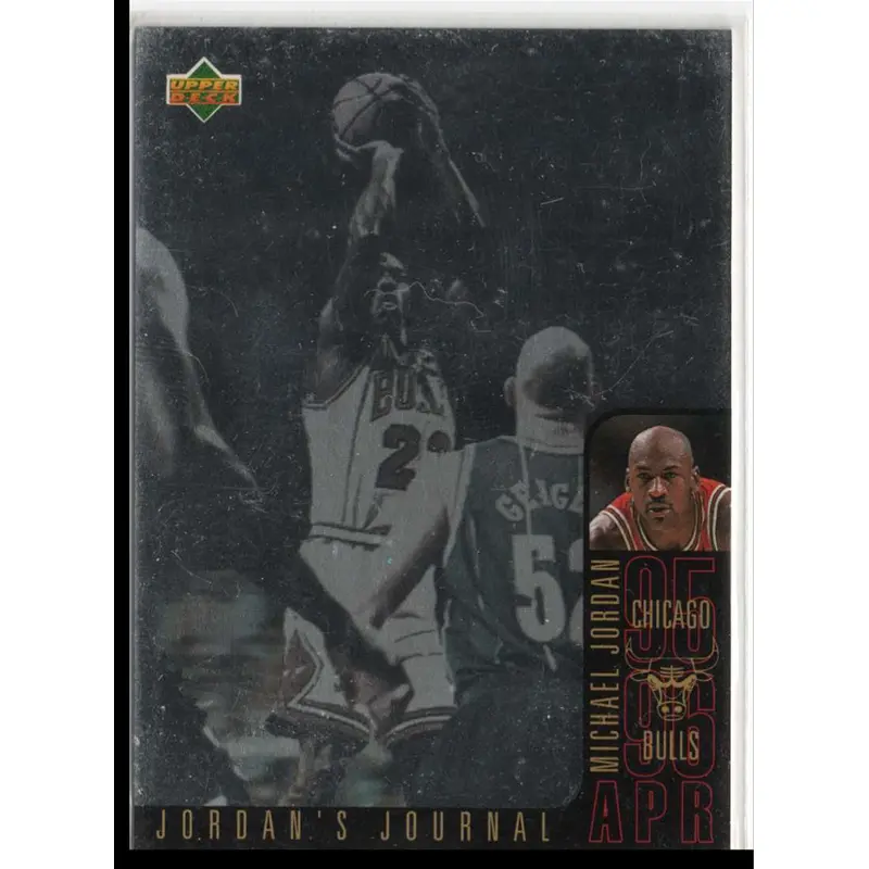 1996 Collector's Choice Jordan's Journal Michael Jordan/April #J6 Hot