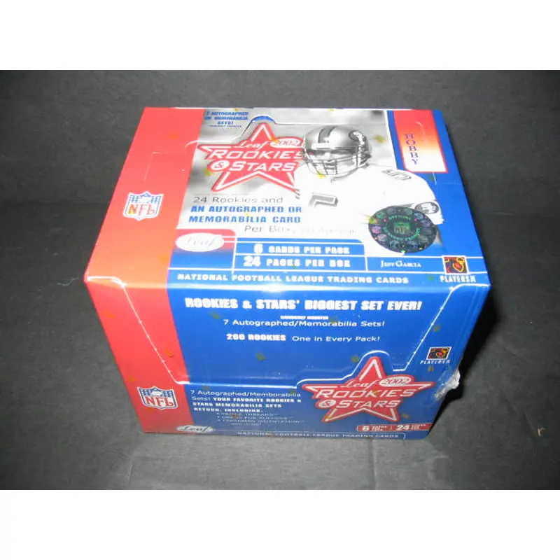 2002 Leaf Rookies & Stars Football Box (Hobby)