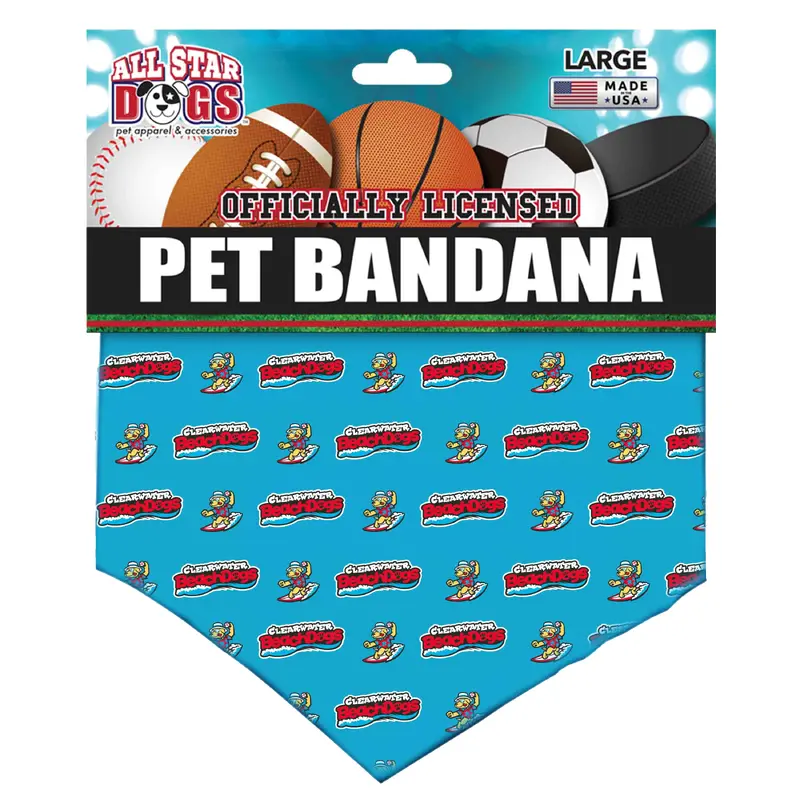 Clearwater BeachDogs All Star Dog Bandana
