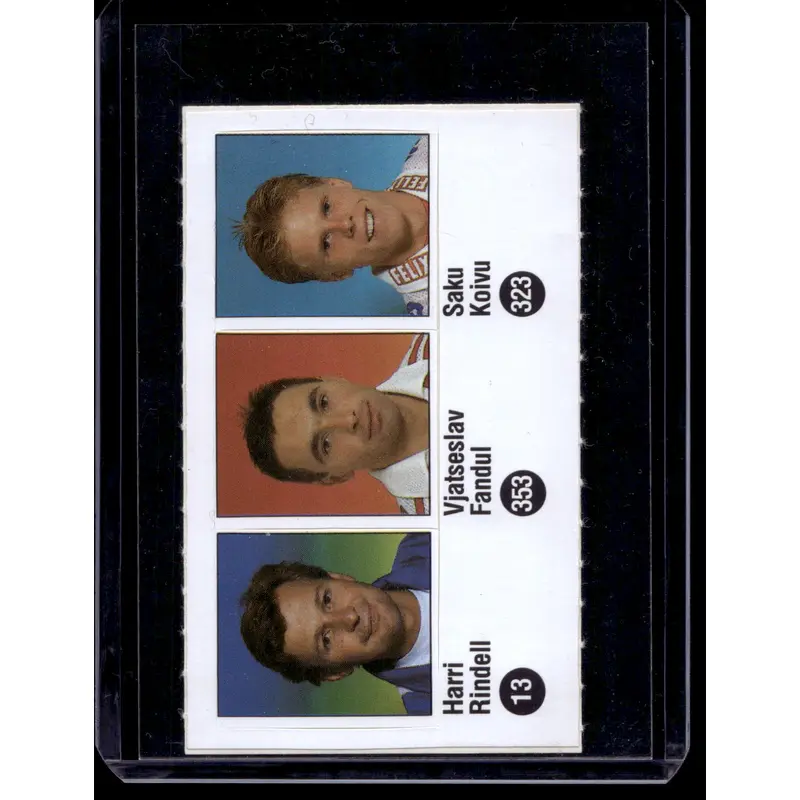 1993-94 Jyvshyv - Harri Rindell / Vjatseslav Fandul / Saku Koivu