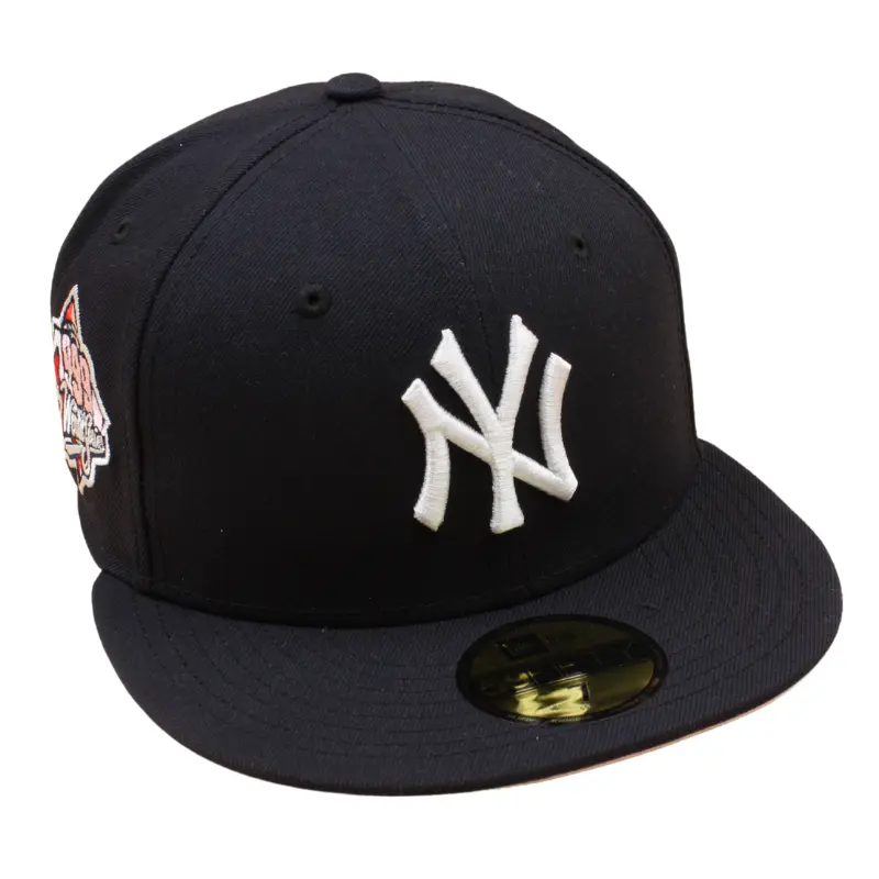 New Era - 59FIFTY - New York Yankees Cooperstown - Classic Logo WS 1999 - Navy/Pink UV