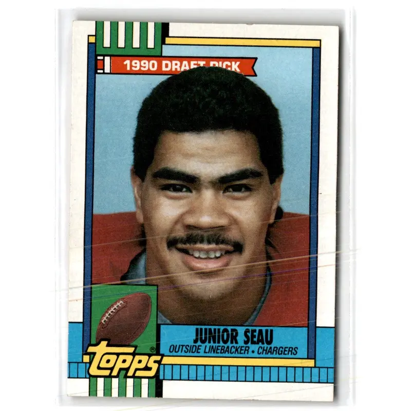 1990 Topps Junior Seau #381 Rookie