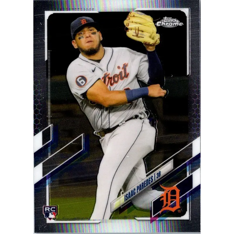 2021 Topps Chrome Isaac Paredes #66 Rookie