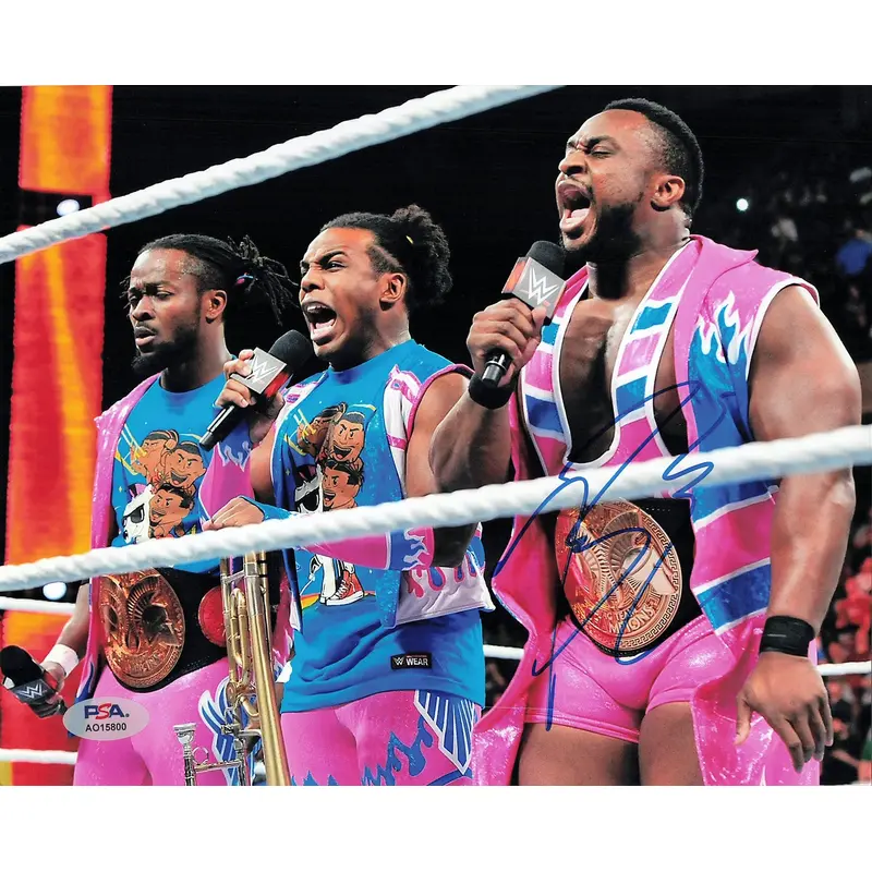 BIG E signed 8x10 photo PSA/DNA WWE Autographed Wrestling