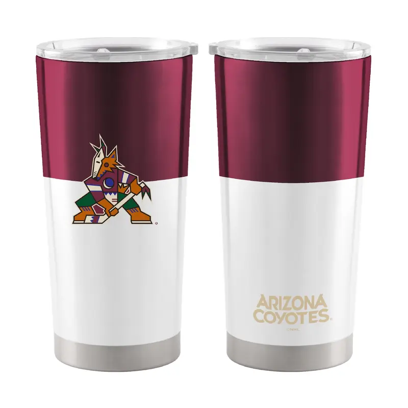 Arizona Coyotes 20oz Colorblock Stainless Steel Tumbler