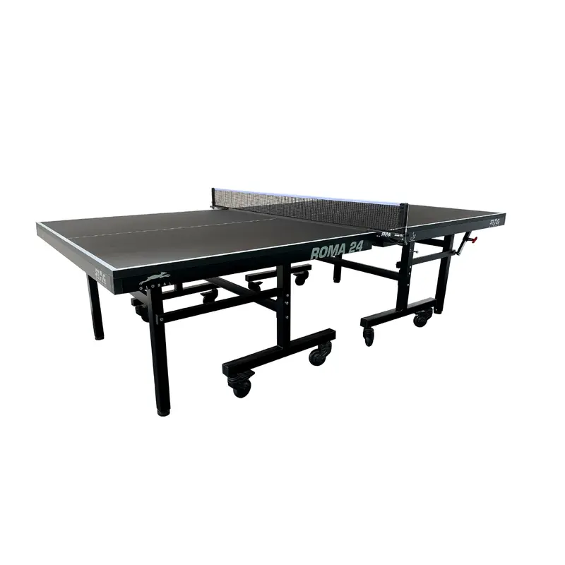 STAG GLOBAL Roma 24  | World Masters Championship Black Table Tennis Table | Kibi Sports
