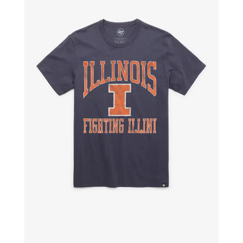 ILLINOIS FIGHTING ILLINI BIG UPS '47 FRANKLIN TEE