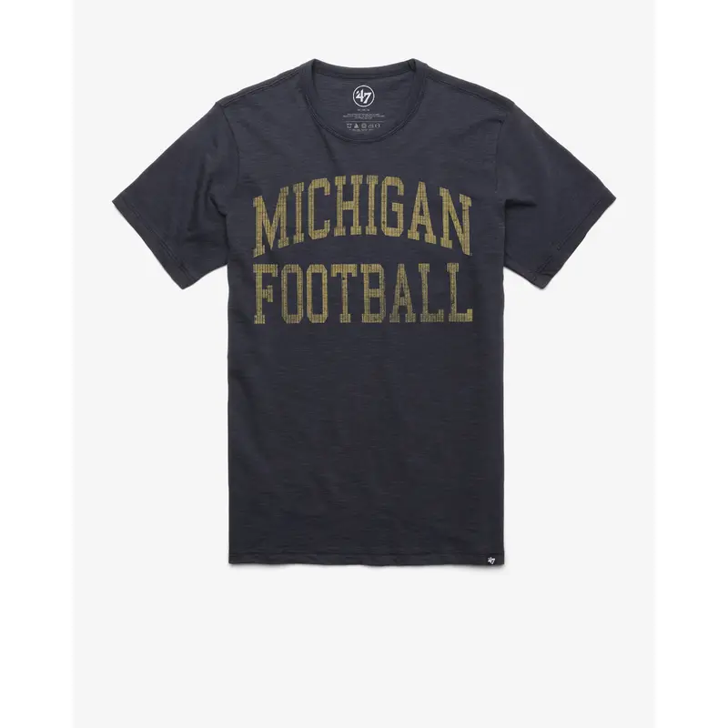 MICHIGAN WOLVERINES CLASSIC BLOCK '47 SCRUM TEE