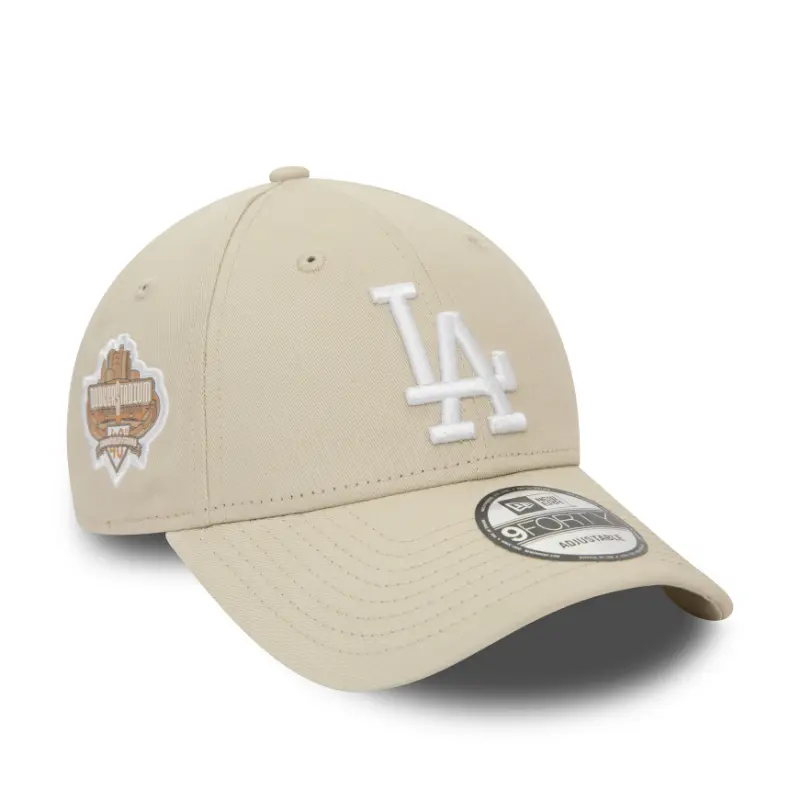 New Era - Los Angeles Dodgers 9Forty Cap - Side Patch - Stone