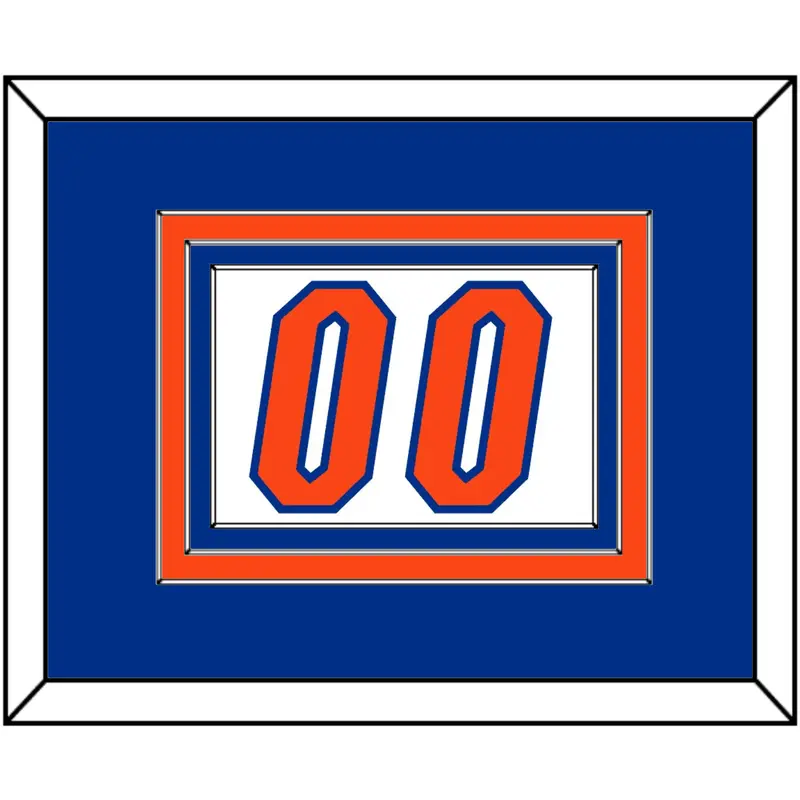 Florida Basketball Number - Home White (2017-2018) - Triple Mat 3