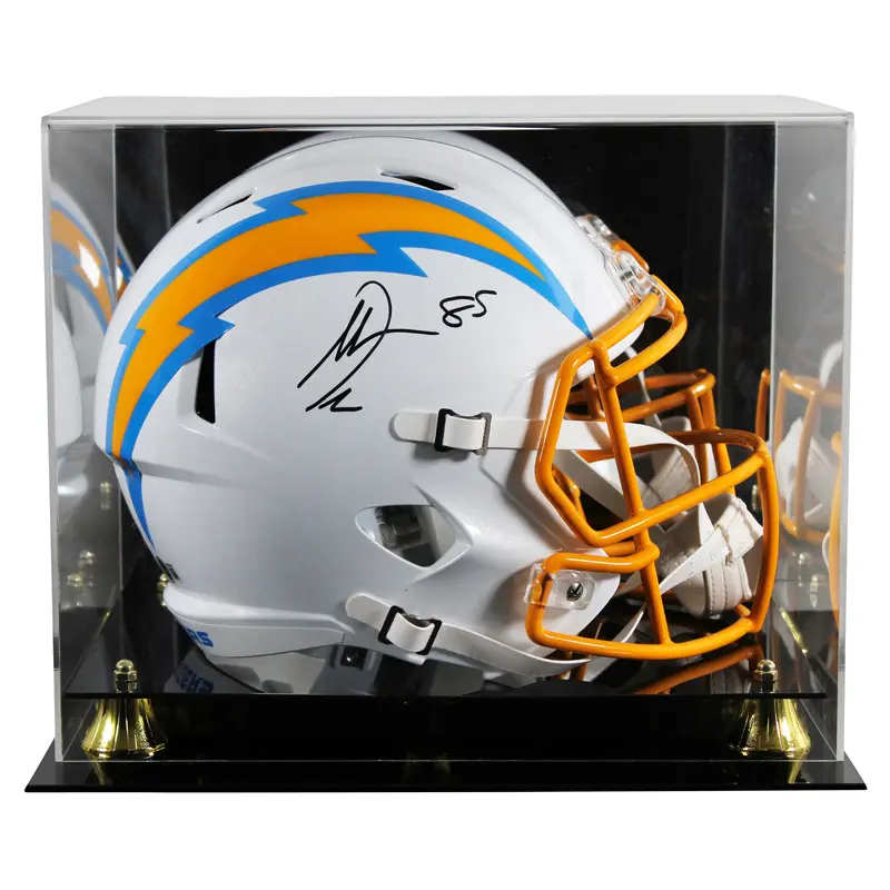 Chargers Antonio Gates Signed Full Size Speed Rep Helmet W/ Case BAS Witnessed