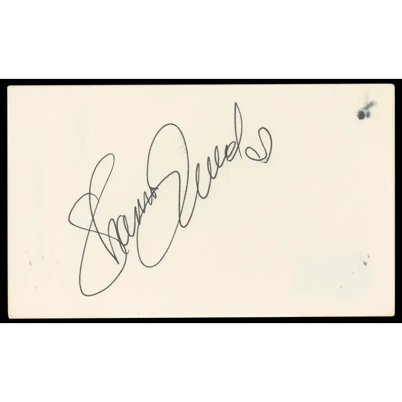 Shannon Tweed Scorned Authentic Signed 3x5 Index Card Autographed BAS #BN33300