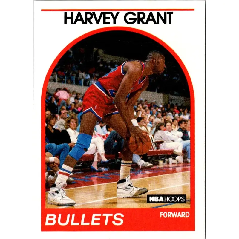 1989 Hoops Harvey Grant #67 Rookie