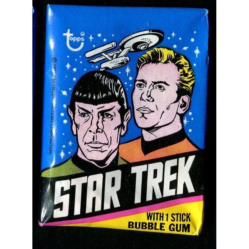 1976 Topps Star Trek Unopened Wax Pack