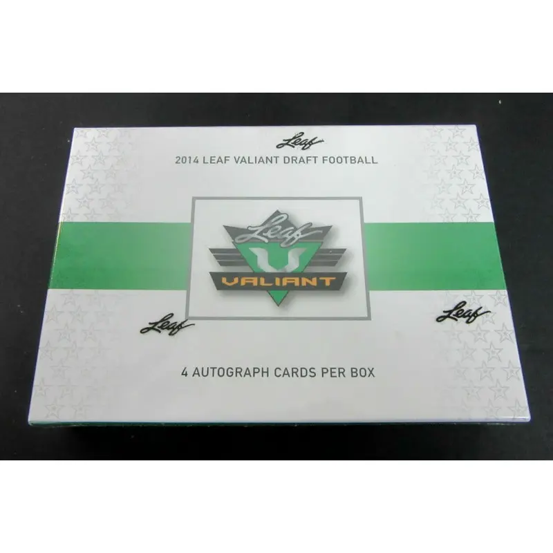 2014 Leaf Valiant Football Box (4 autos per box)
