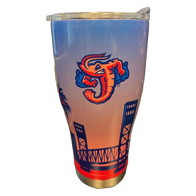 Jacksonville Jumbo Shrimp 32oz Sublimated Insulated Tumbler