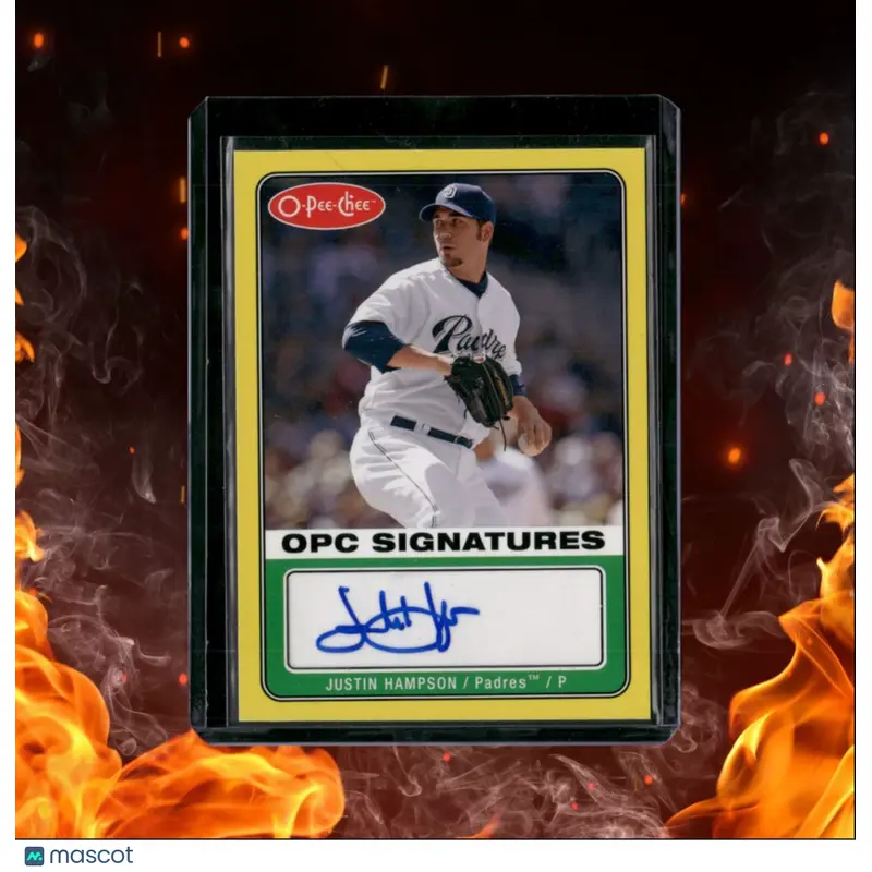 2009 Upper Deck O-Pee-Chee Justin Hampson OPC Auto #S-JH