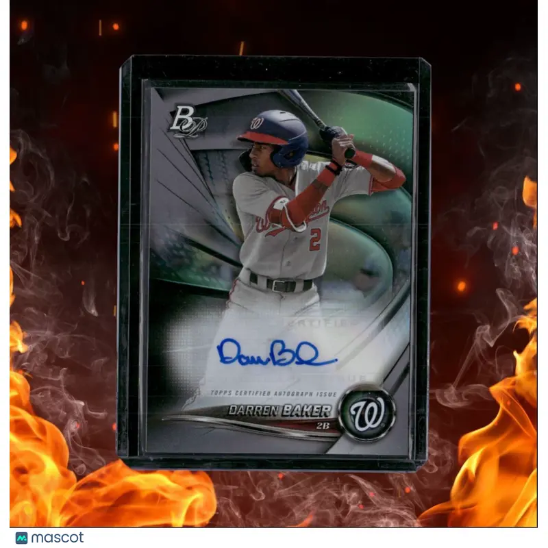 2022 Bowman Platinum Darren Baker Top Prospect Auto #TOP-62