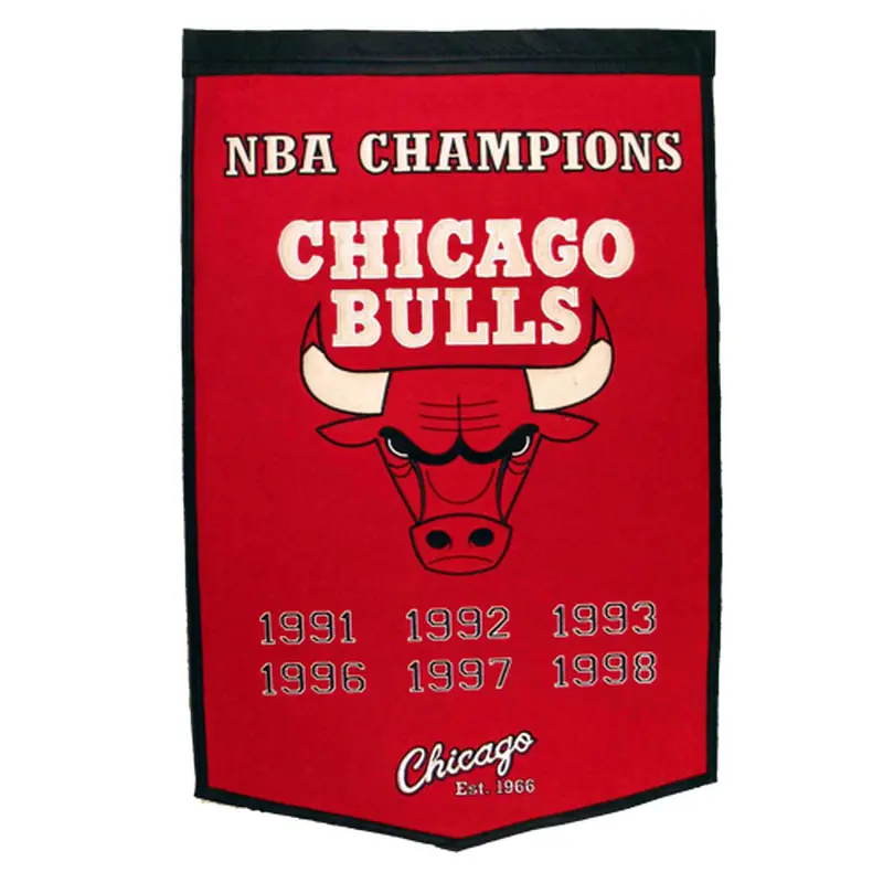 Chicago Bulls NBA Finals Championship Dynasty Banner