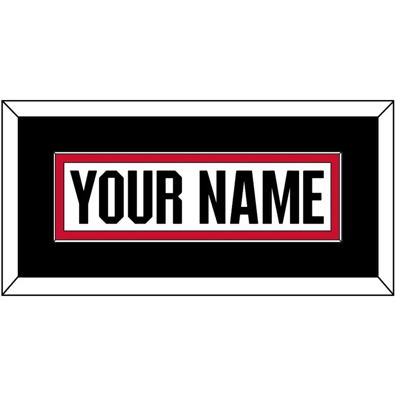 Ottawa Nameplate - Home/Road White Jersey (1999-2007) - Single Mat 4