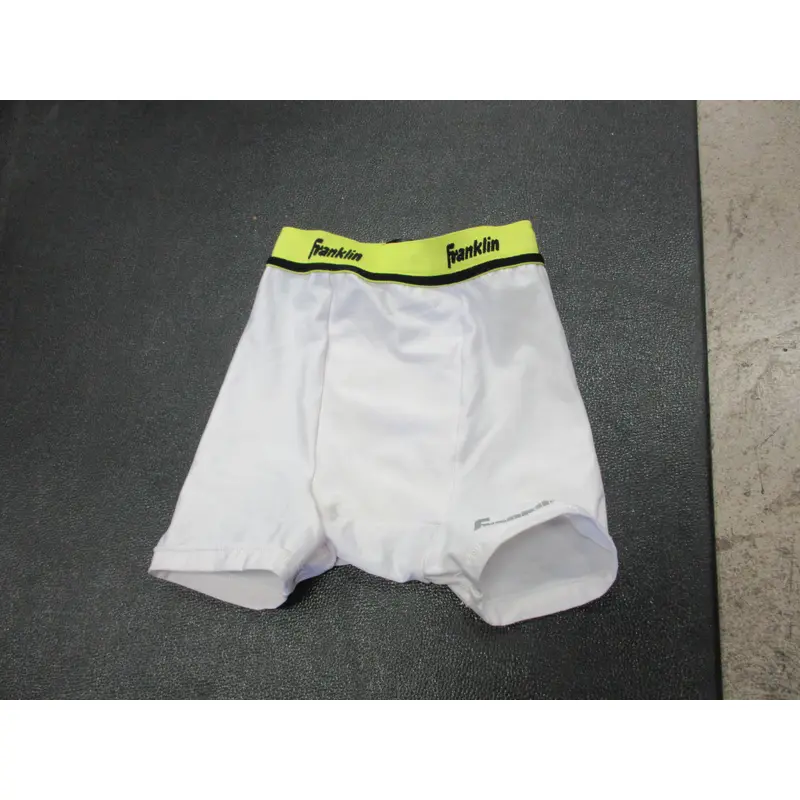 Used Franklin Size Youth XS Compression Shorts W/ Cup Pocket