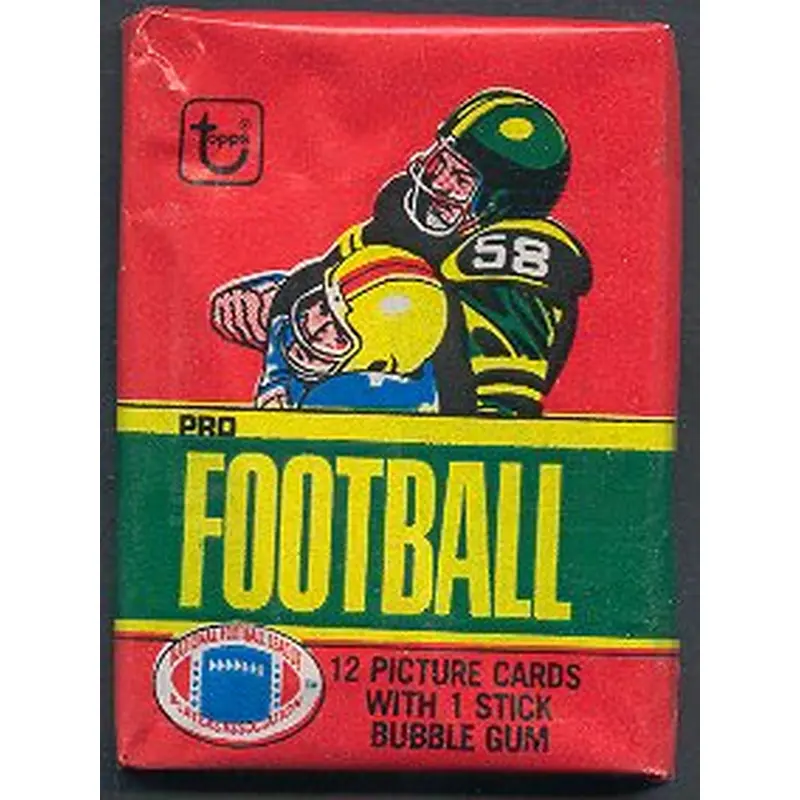 1980 Topps Football Unopened Wax Pack