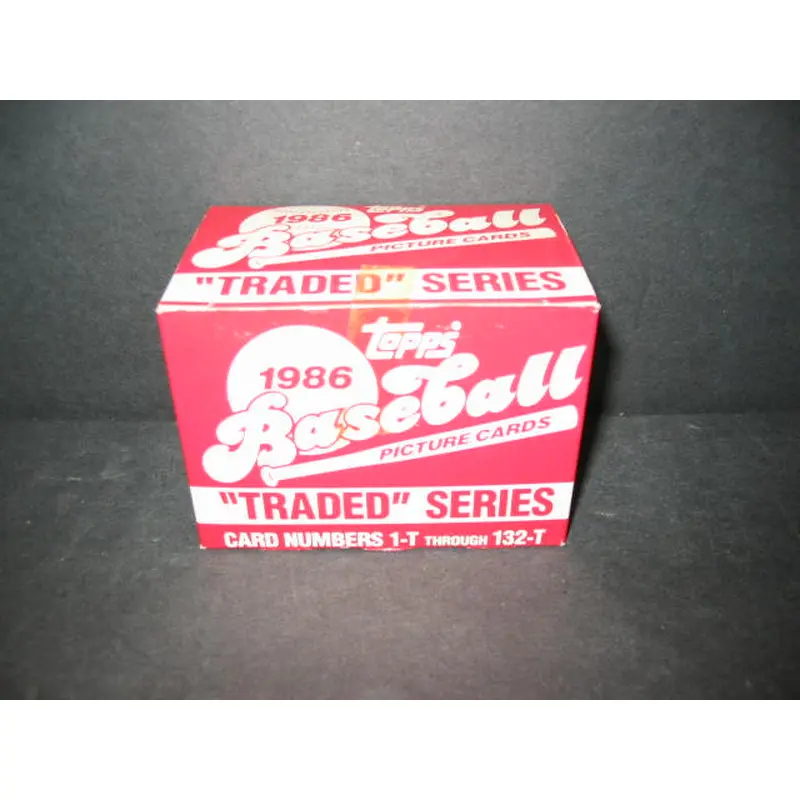 1986 Topps Baseball Traded Factory Set