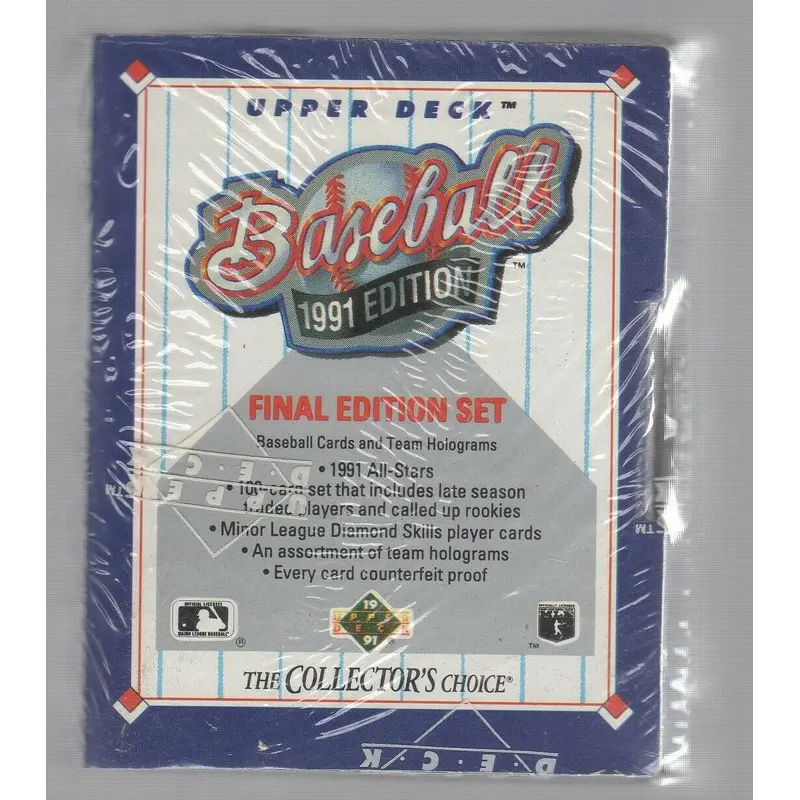 1991 Upper Deck Baseball Final Edition Sealed Set