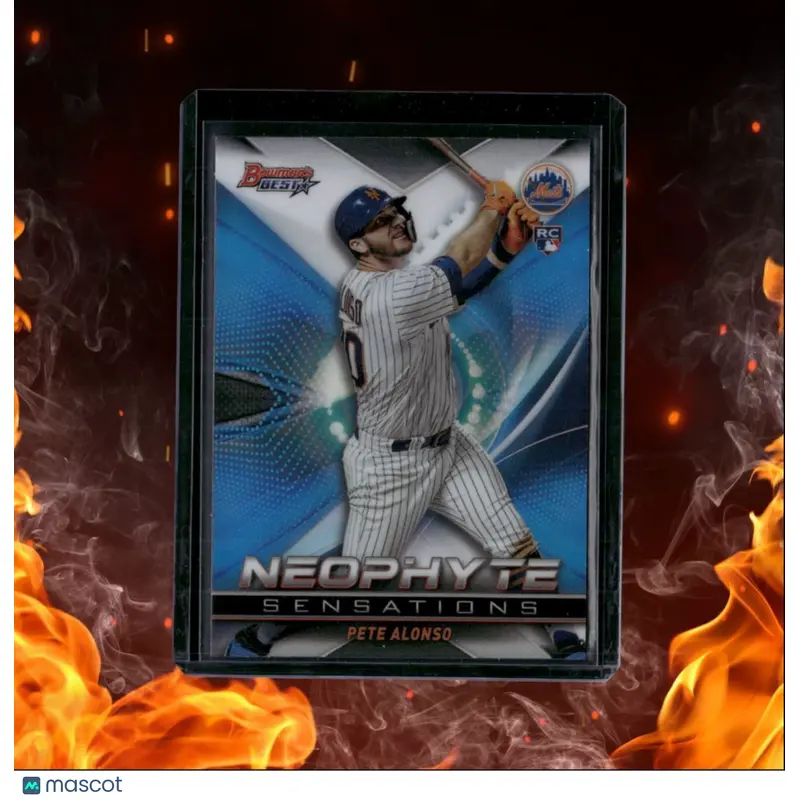 2019 Bowman's Best Pete Alonso Neophyte Sensations Refractor Rookie #NS-5