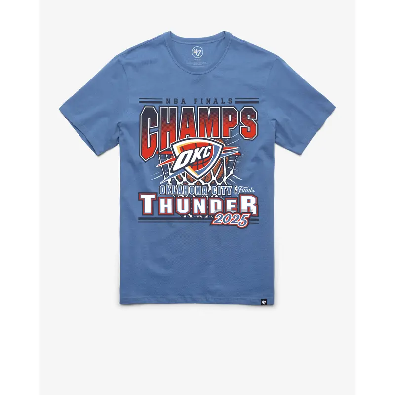 OKLAHOMA CITY THUNDER 2025 NBA CHAMPIONS '47 FRANKLIN TEE