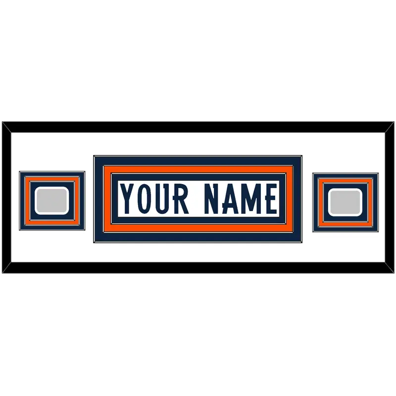 Denver Nameplate & 2 Super Bowl Jersey Patches - Road White (1997-2023) - Triple Mat 4