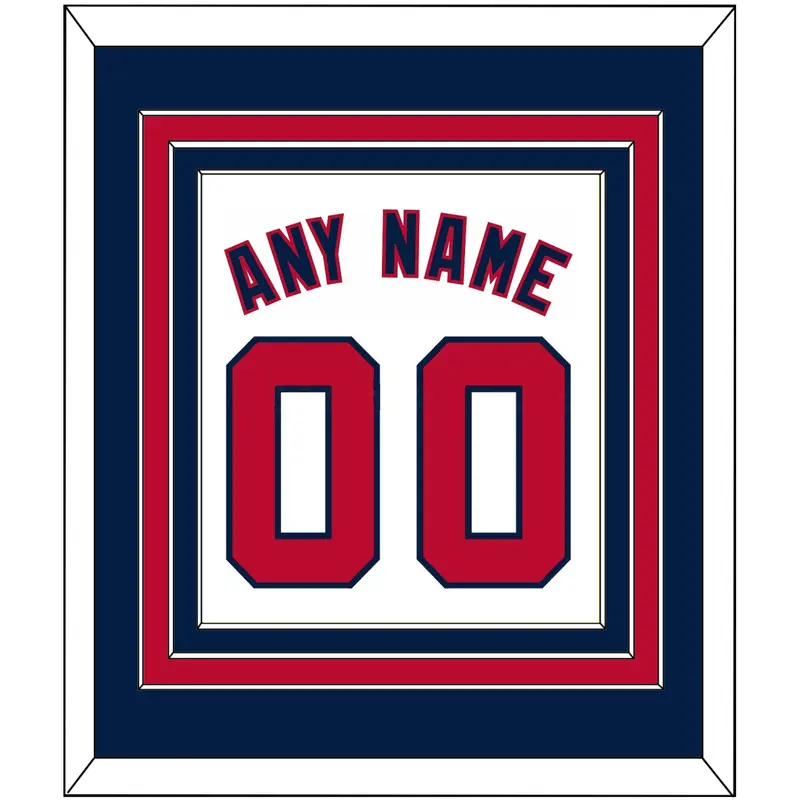 Washington Name & Number - Alternate Home White - Triple Mat 3