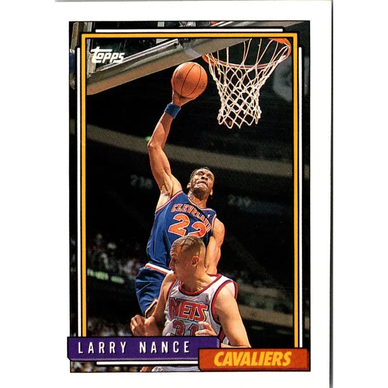 1992 Topps Gold Larry Nance #163