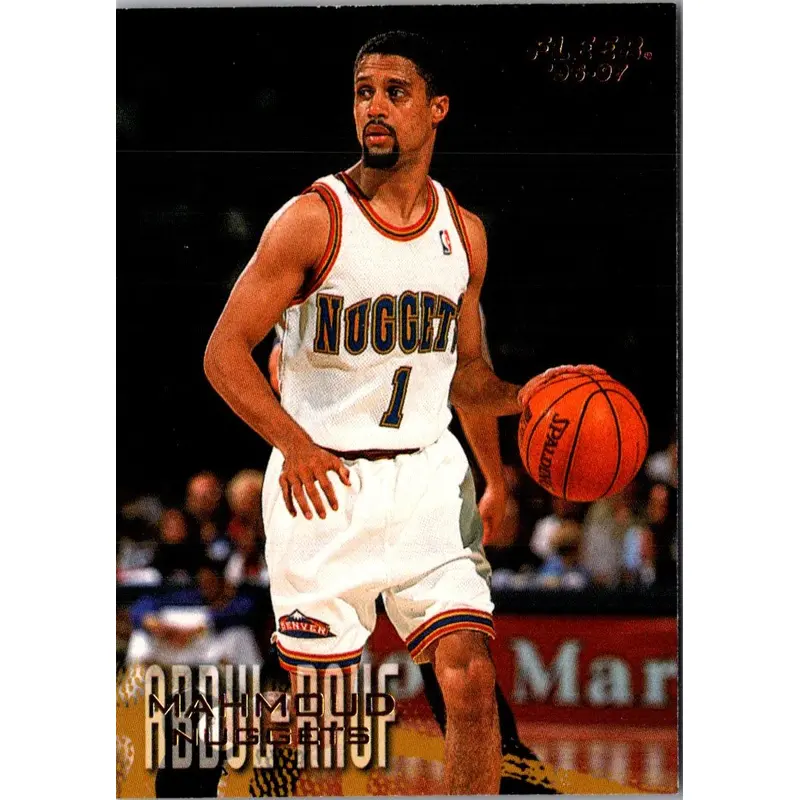 1996 Fleer European Mahmoud Abdul-Rauf #25