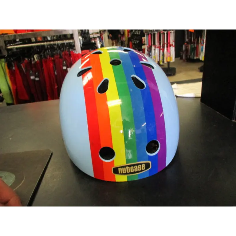 Used Nutcase I Love My Brain Bicycle Helmet