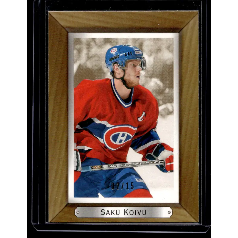 2003-04 Upper Deck Bee Hive - Golden - Saku Koivu #107 /15