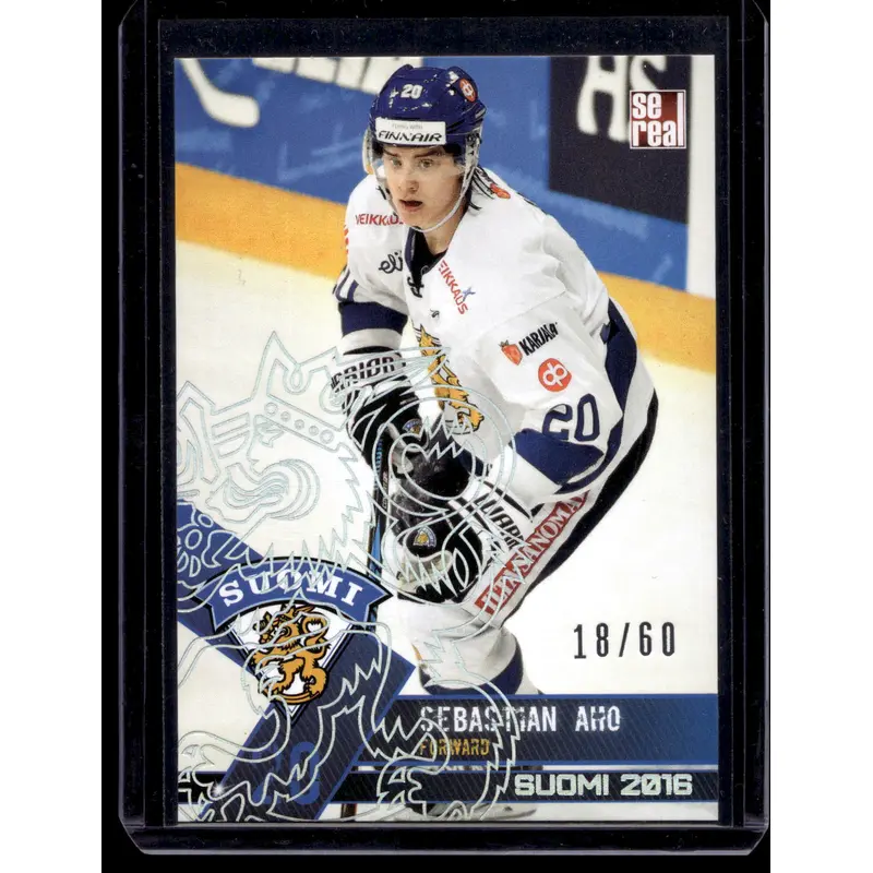 2016 Cereal Team Finland Silver - Sebastian Aho #FIN-BAS-011 /60