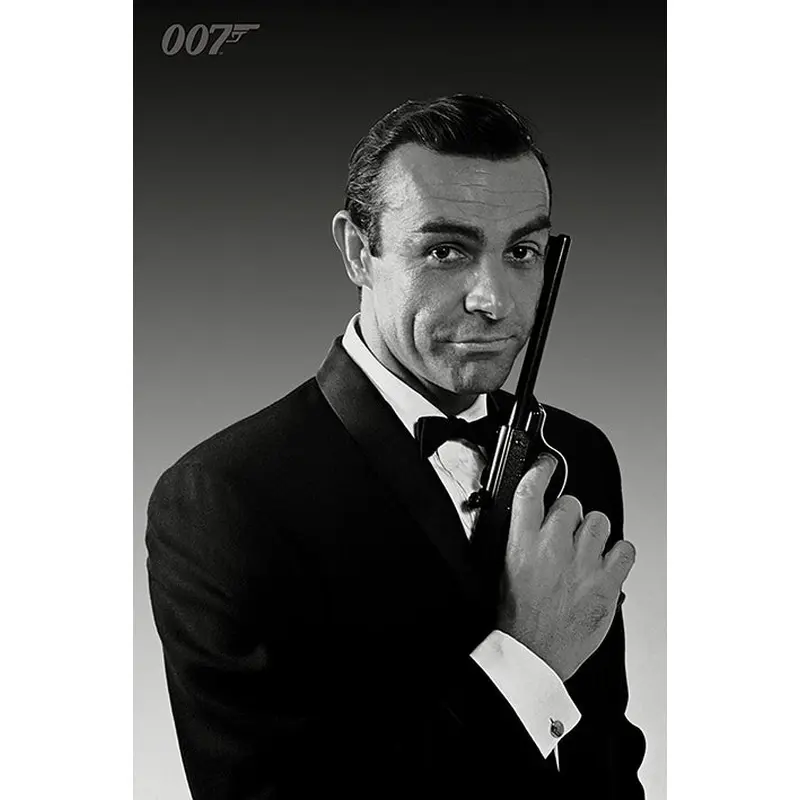 James Bond Sean Connery Tuxedo and Pistol c.1963 Poster - Pyramid International