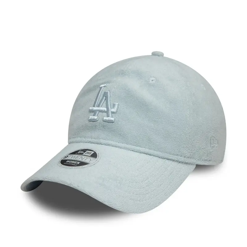 LA Dodgers Womens Towelling Pastel Blue 9TWENTY Adjustable Cap