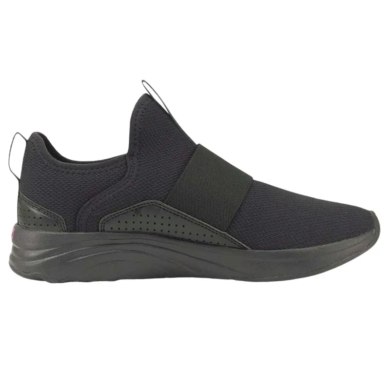 PUMA WOMENS SHOE BLACK SOFTRIDE SOPHIA SLIP ON 195161 08