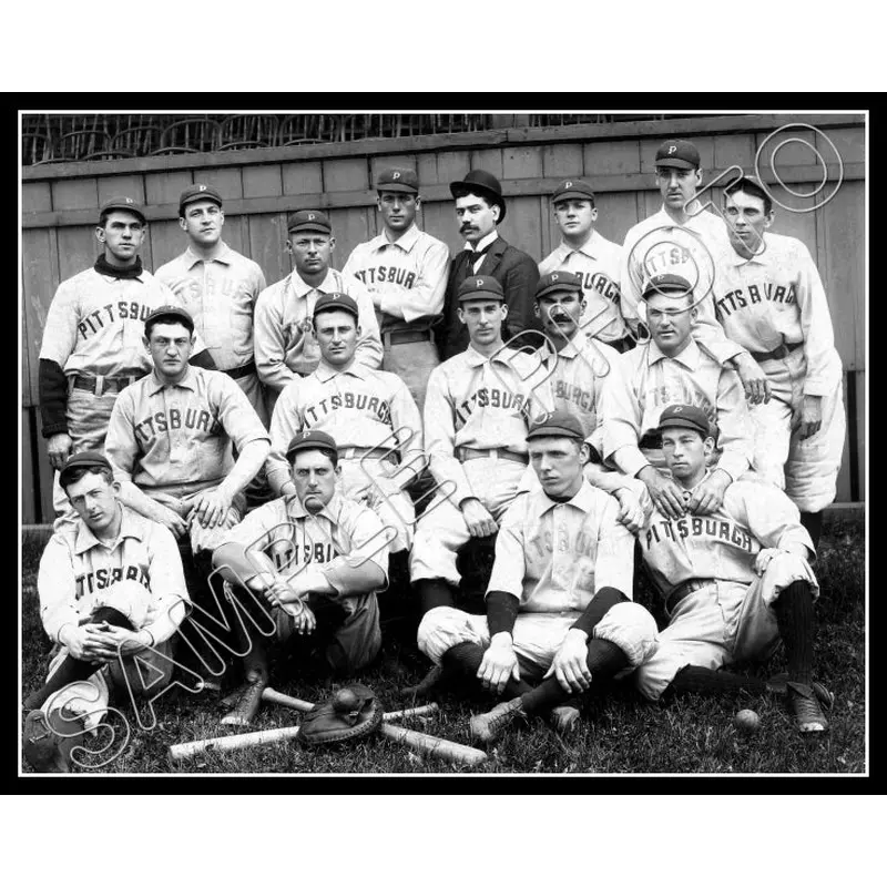 1896 Pittsburgh Pirates 11X14 Photo - Connie Mack - 2169