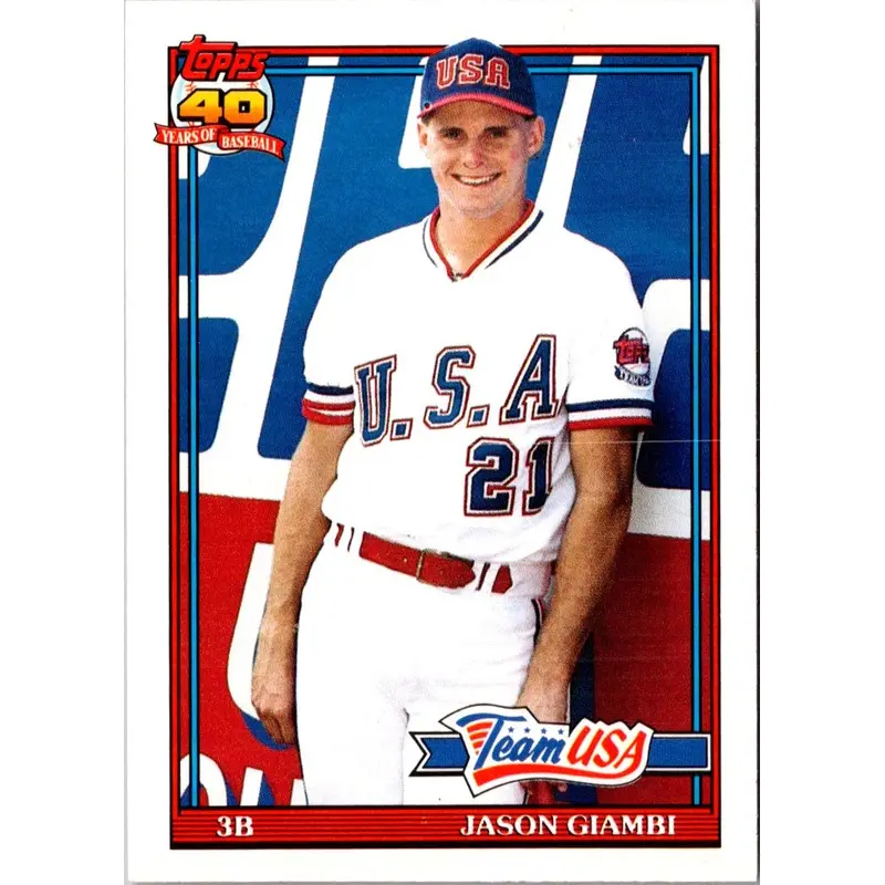 1991 Topps Traded Jason Giambi #45T Rookie