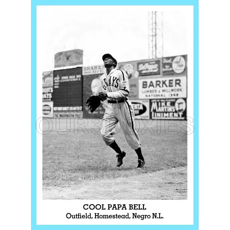 Cool Papa Bell 1947 Tip Top Bread Custom Card - 3810