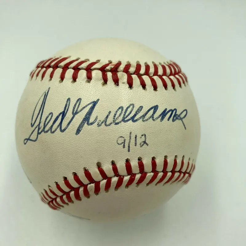 Ted Williams Boston Red Sox Legends Signed American League Baseball JSA COA