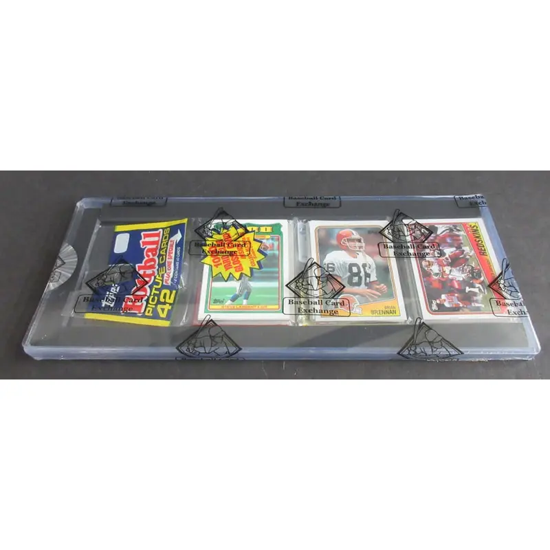 1988 Topps Football Unopened Rack Pack (Bo Jackson Back) (BBCE)